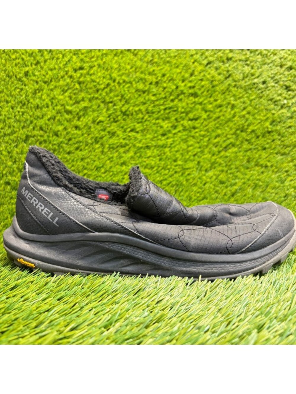 Merrell Antora 3 Thermo Moc Women Size 9.5 Black Athletic Slip-On Shoes Sneakers